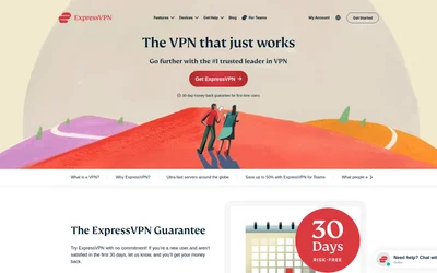 ExpressVPN website screenshot