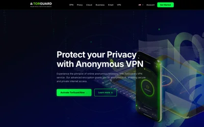 TorGuard website screenshot